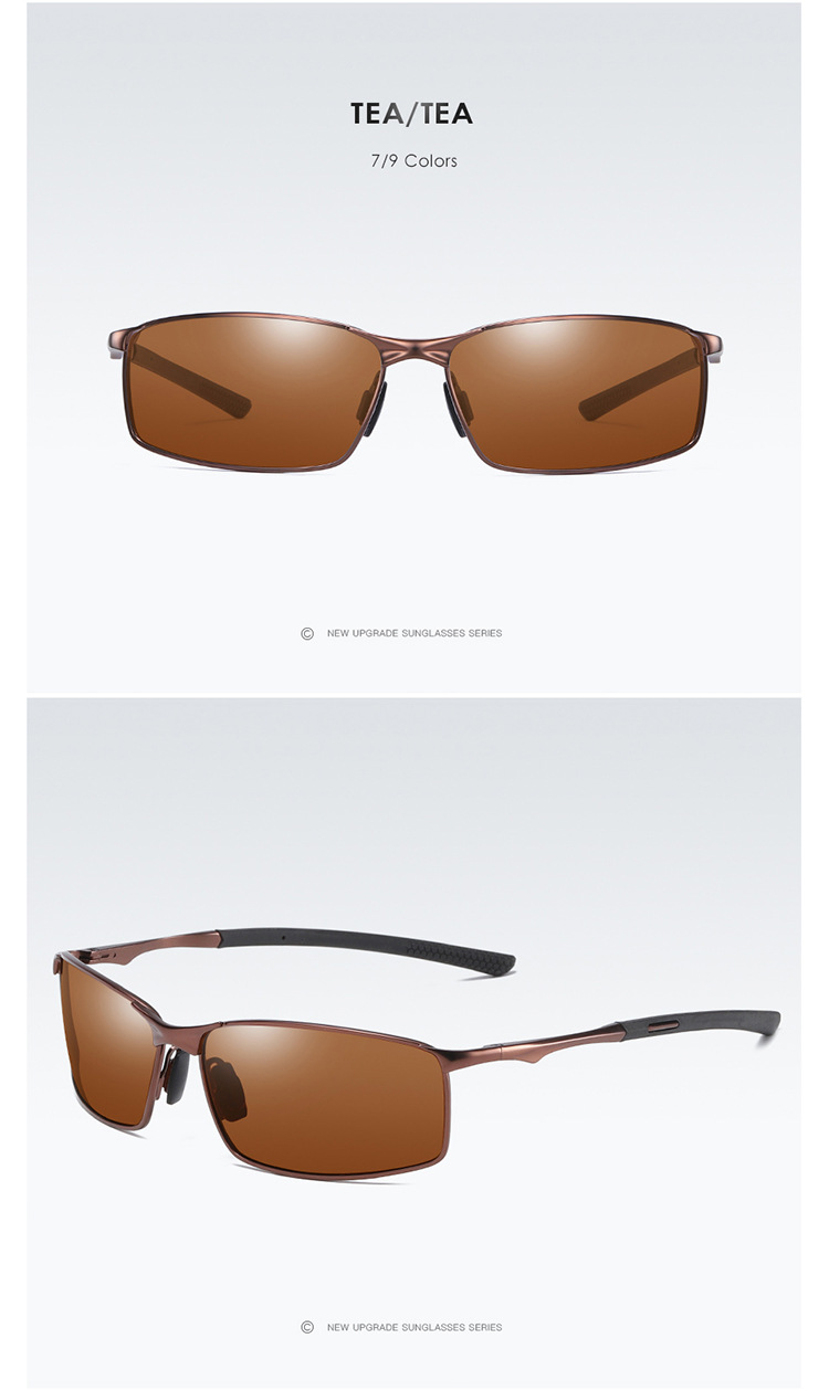 Title 11, Beliebte polarisierte Herren Metall-Sportbrille...