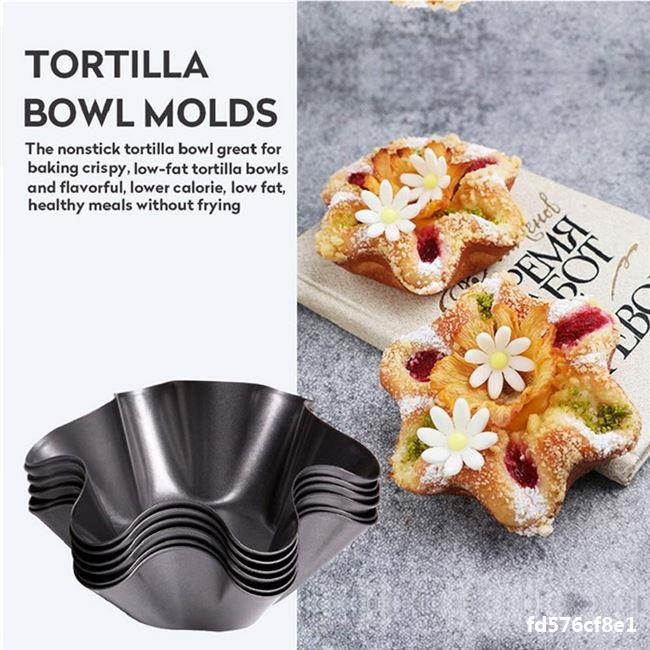 Title 7, Non-Stick Fluted Tortilla Shell Maker Pans Taco...