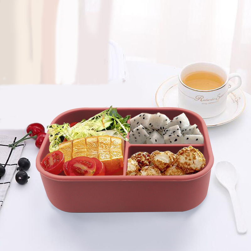 Title 4, Food Grade Silicone Crisper Three Compartment P...