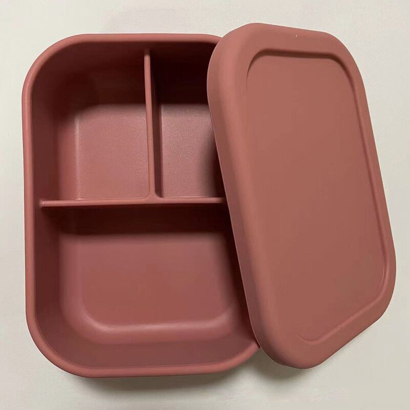 Title 5, Food Grade Silicone Crisper with Three Compartm...