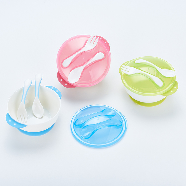 Distinctive Plastic Bpa Free Baby Bowl For Child,Food grade baby sucker suction feeding bowl