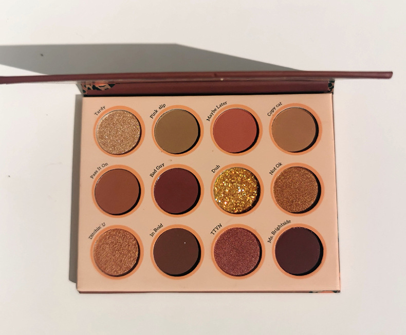 Title 2, Makeup Wild Rose 12 Color Eyeshadow Palette, Pe...