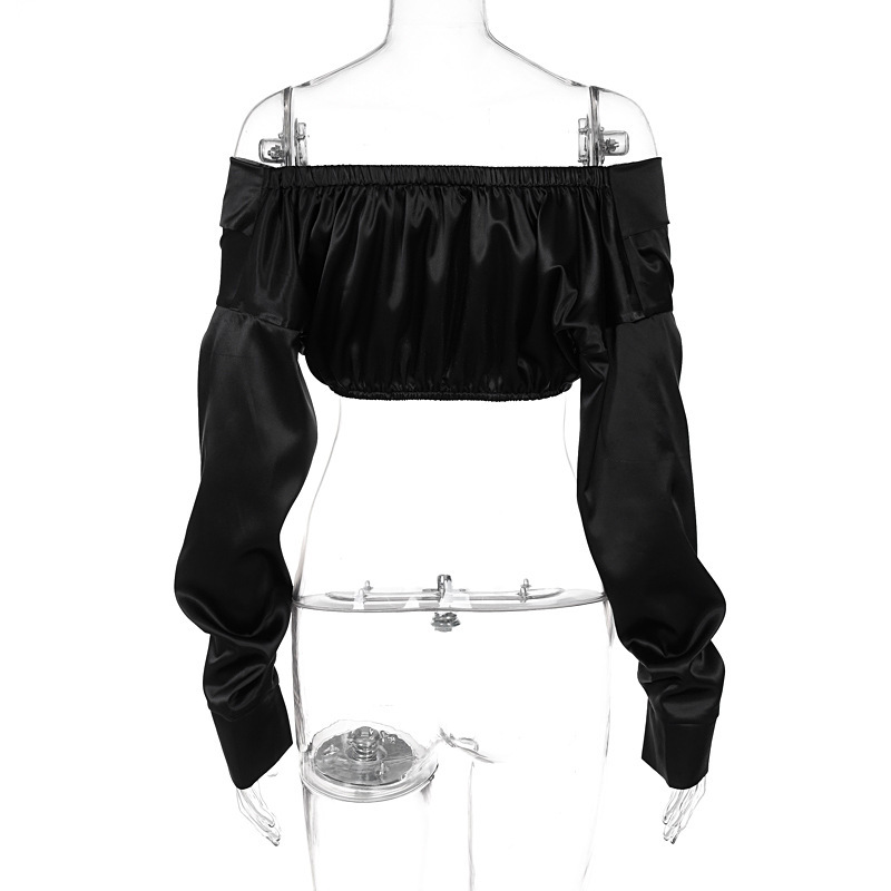 Title 10, Spring Tube Top Cropped Navel Long Sleeve Top