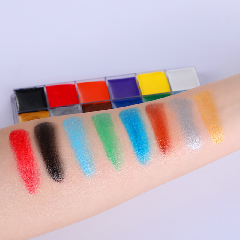 Title 11, 12 Color Face Body Paint Water Soluble Pigment ...