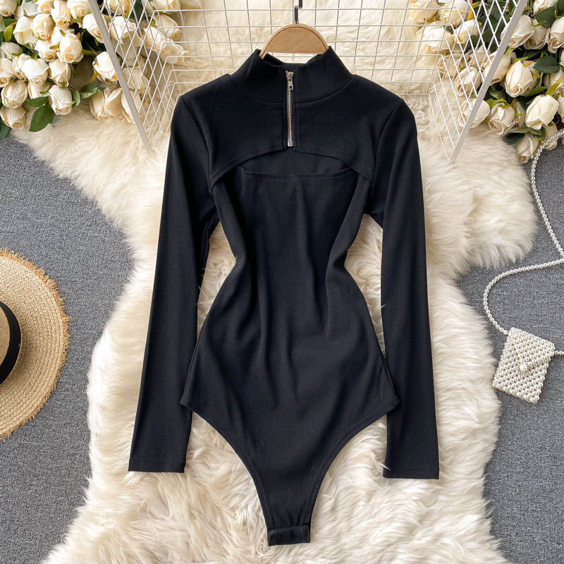 Title 1, Ins Design Sense Anti Glare Jumpsuit Zipper Rou...