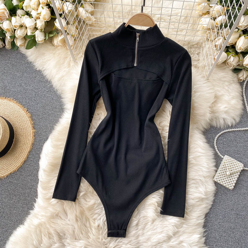 Title 2, Ins Design Sense Anti Glare Jumpsuit Zipper Rou...