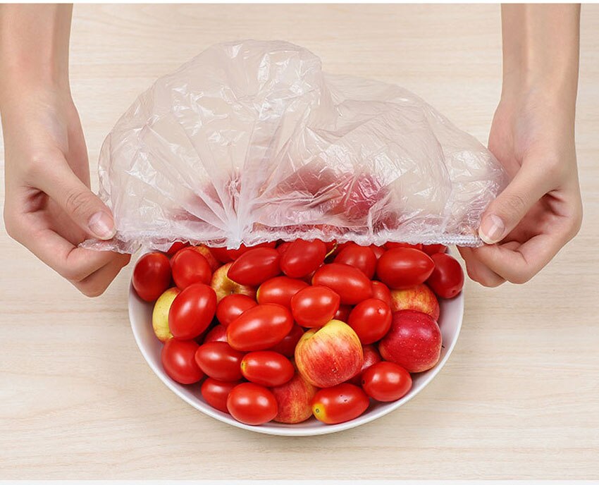 Title 2, Food Grade Disposable Plastic Wrap Leftovers An...