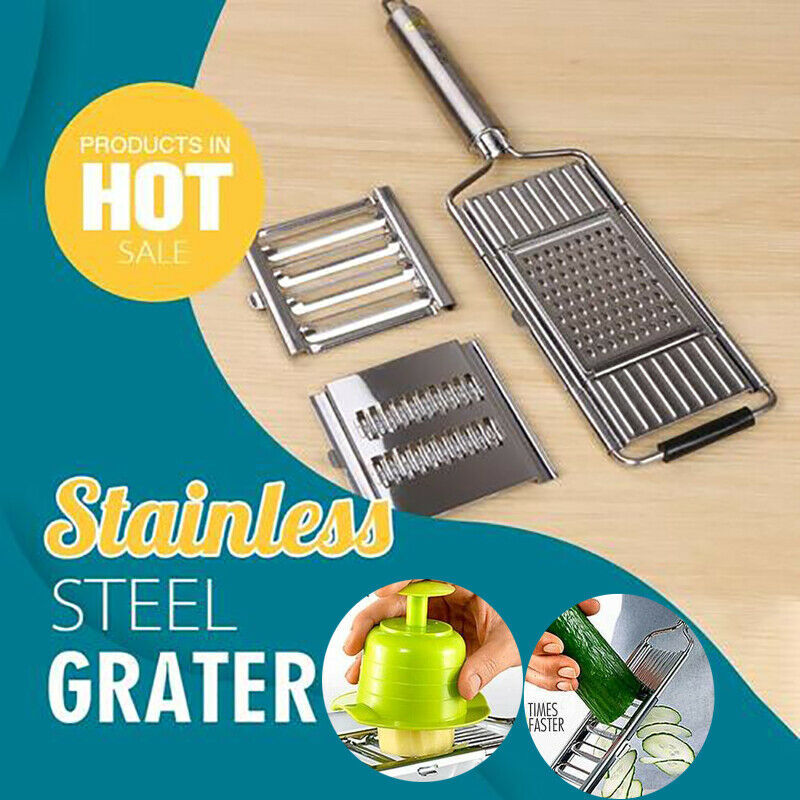 Title 3, Multifunctional Stainless Steel Grater Cutting ...