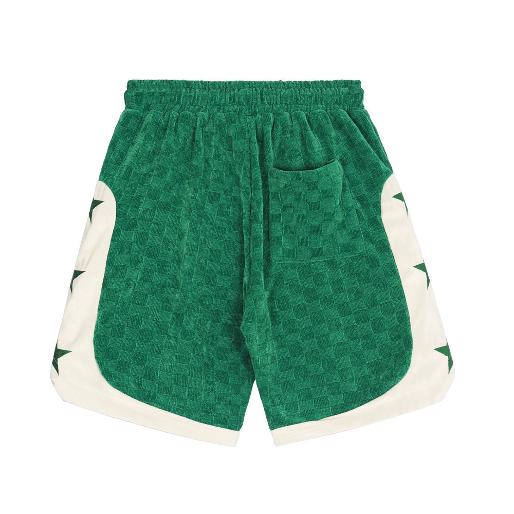 Title 4, Shorts Casuais Masculinos com Bordado de Estrel...