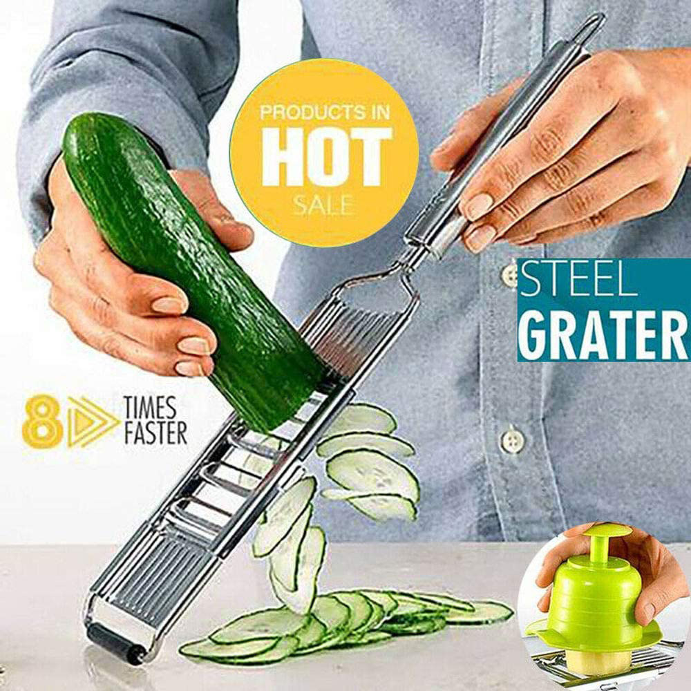 Title 4, Multifunctional Stainless Steel Grater Cutting ...