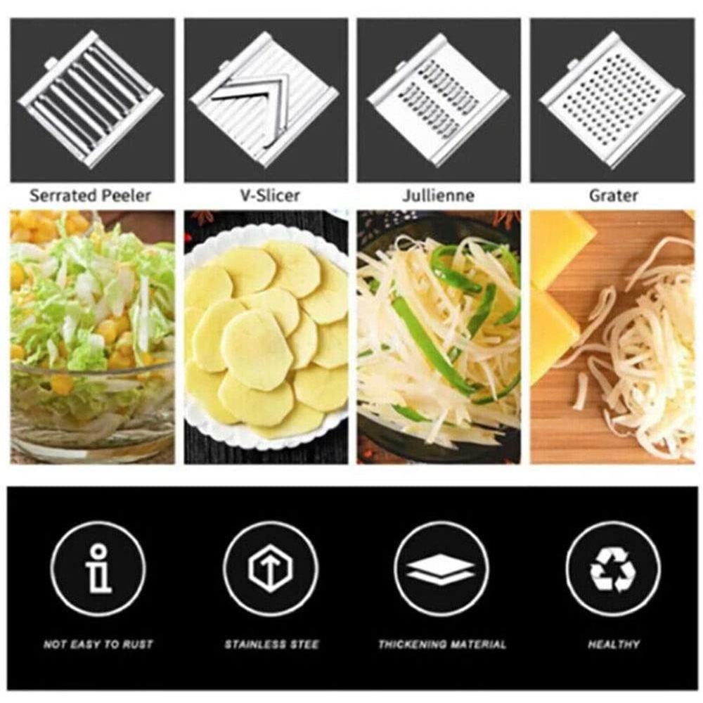 Title 5, Multifunctional Stainless Steel Grater Cutting ...