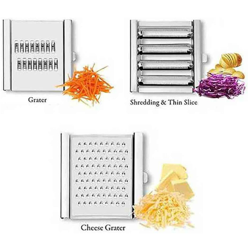 Title 9, Multifunctional Stainless Steel Grater, Cutting...