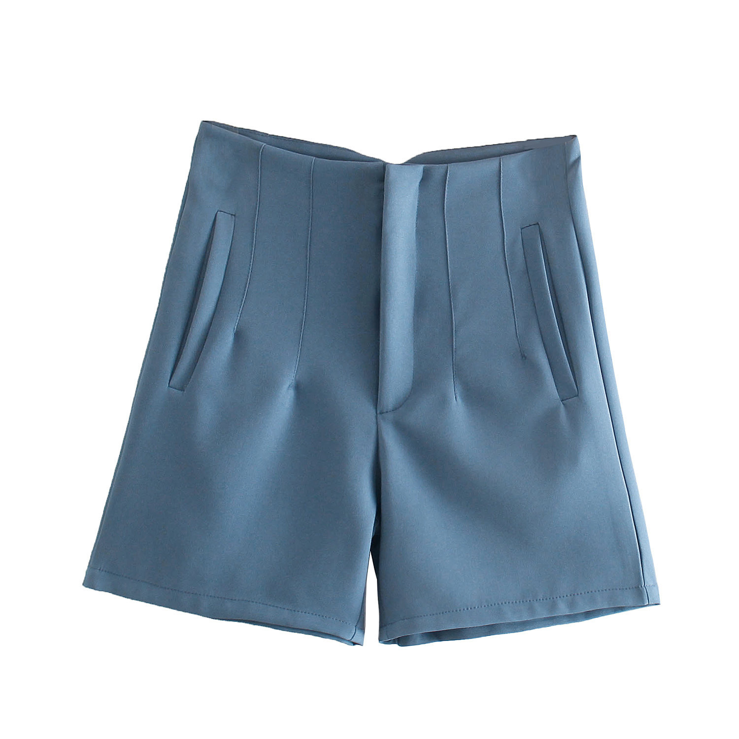 Title 6, Damen Shorts mit hoher Taille und schlichtem De...