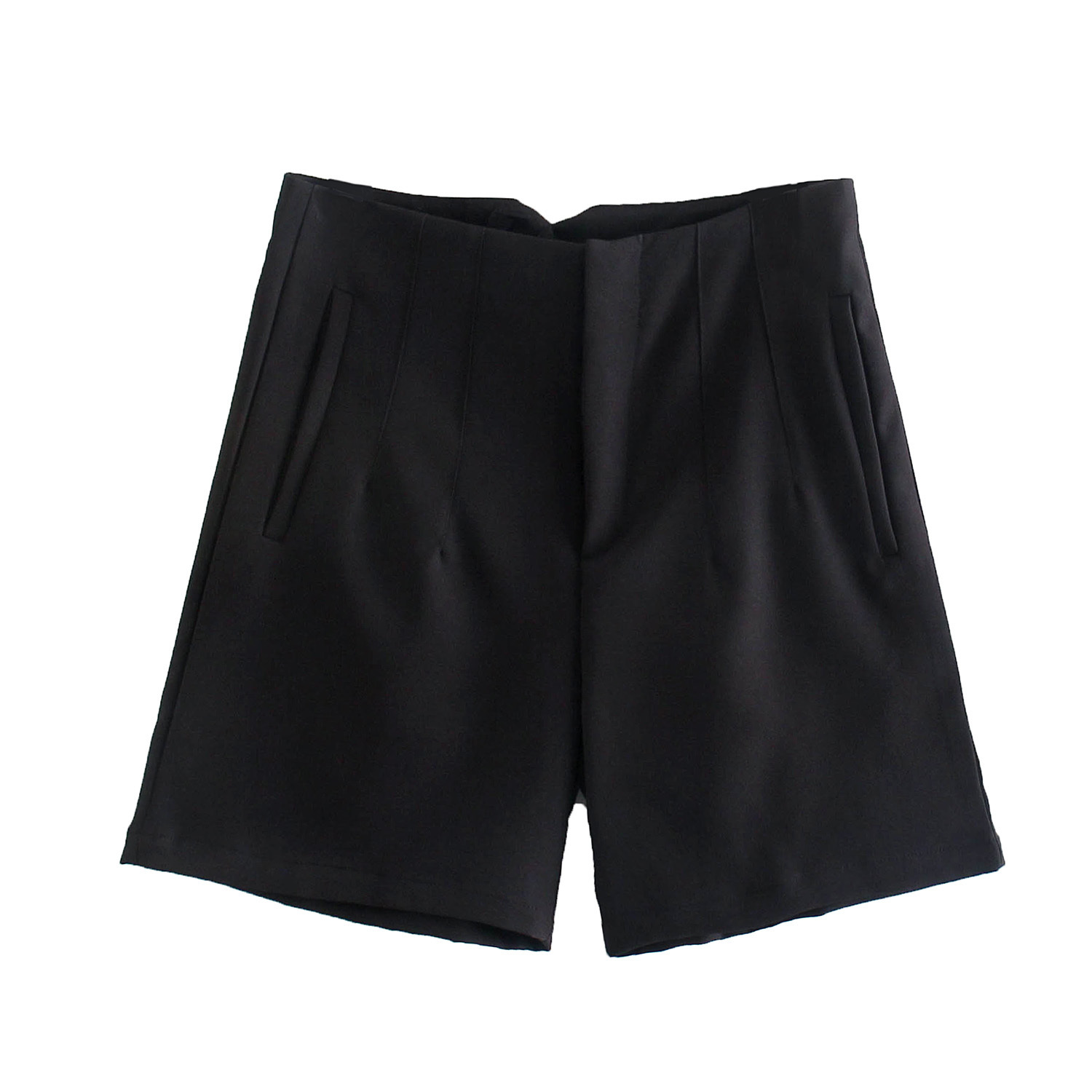 Title 7, Damen Shorts mit hoher Taille und schlichtem De...