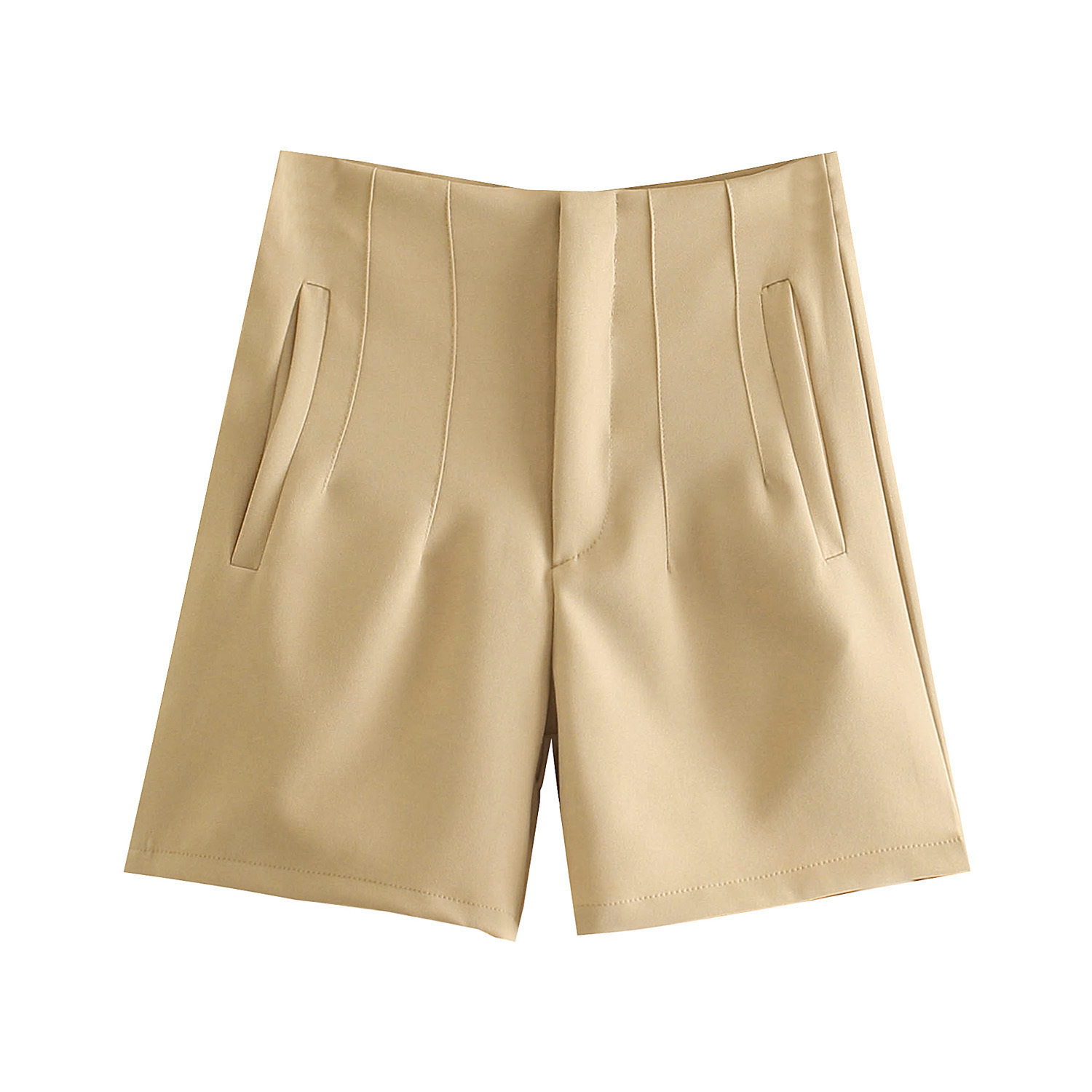 Title 8, Damen Shorts mit hoher Taille und schlichtem De...