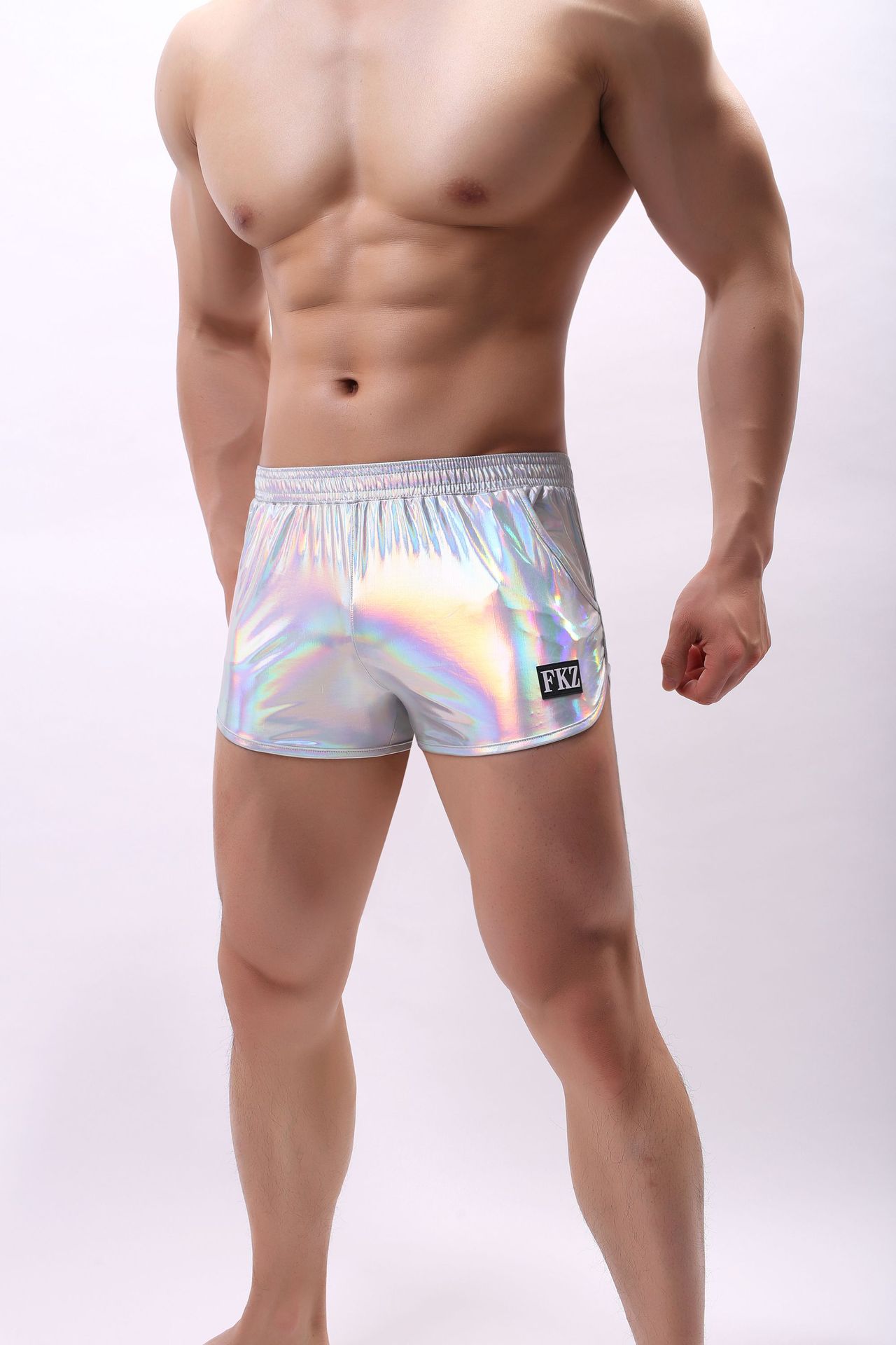 Title 5, Boxer homme en similicuir extensible à chaud, g...