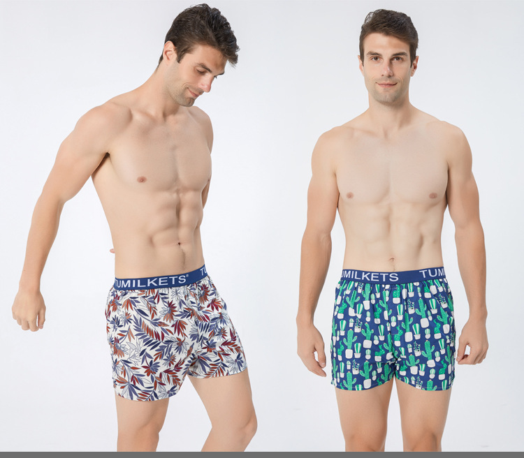 Title 2, Herren-Boxershorts mit lockerem Webmuster, bedr...