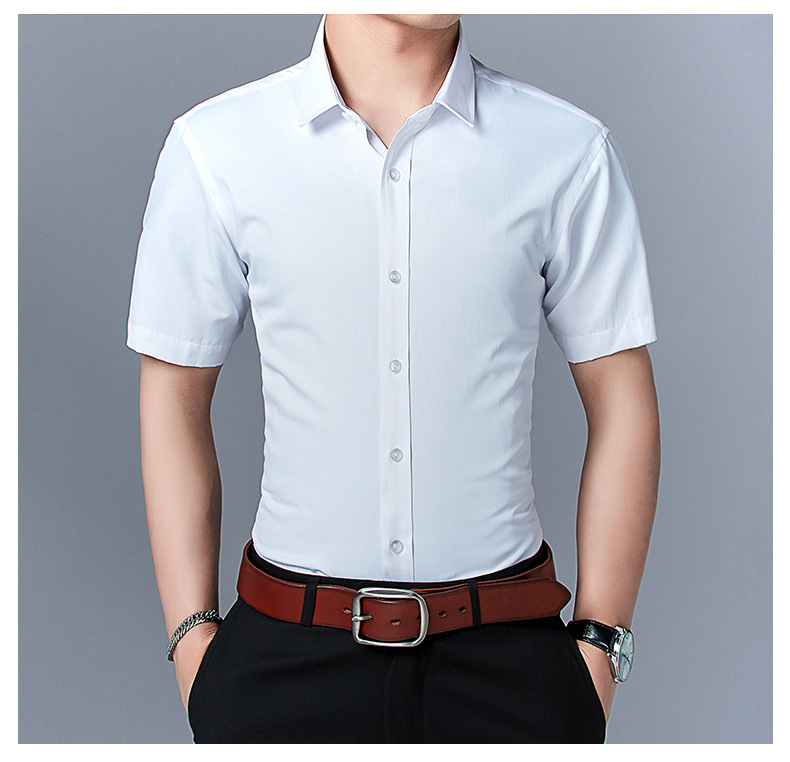 Title 4, Mens Short Sleeve Shirt Slim Fit Solid Color. ...