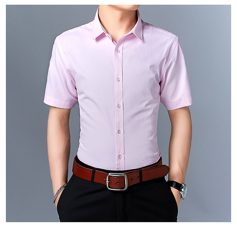 Title 11, Mens Short Sleeve Shirt Slim Fit Solid Color. ...