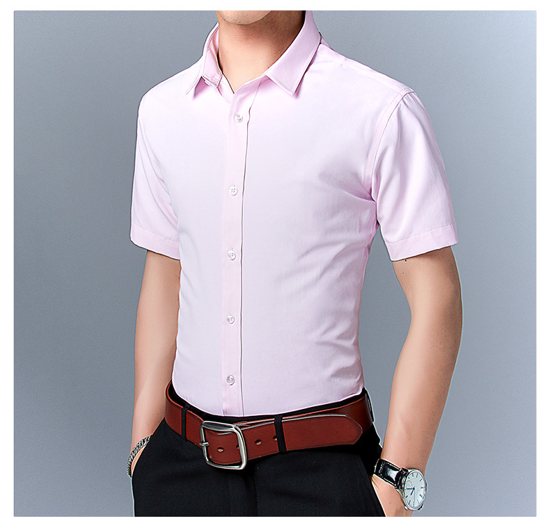 Title 12, Mens Short Sleeve Shirt Slim Fit Solid Color. ...