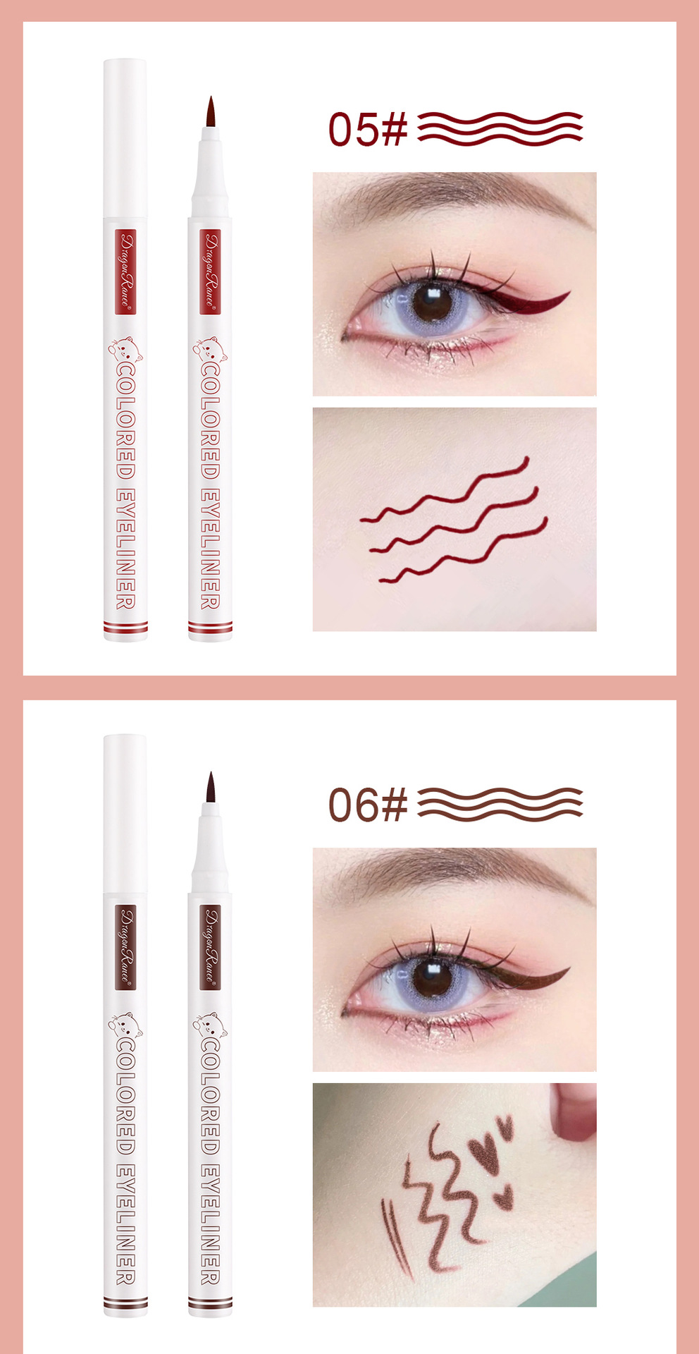 Title 6, Color Waterproof Eyeliner Liquid Pen, Sweat-pro...