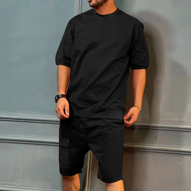 Title 16, Mens Workwear Multi-pocket Shorts Tracksuit. D...