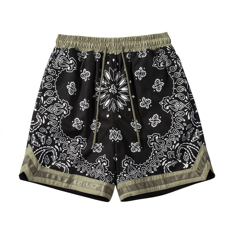 Title 2, Shorts Lounge Militares Painel Floral de Caju H...