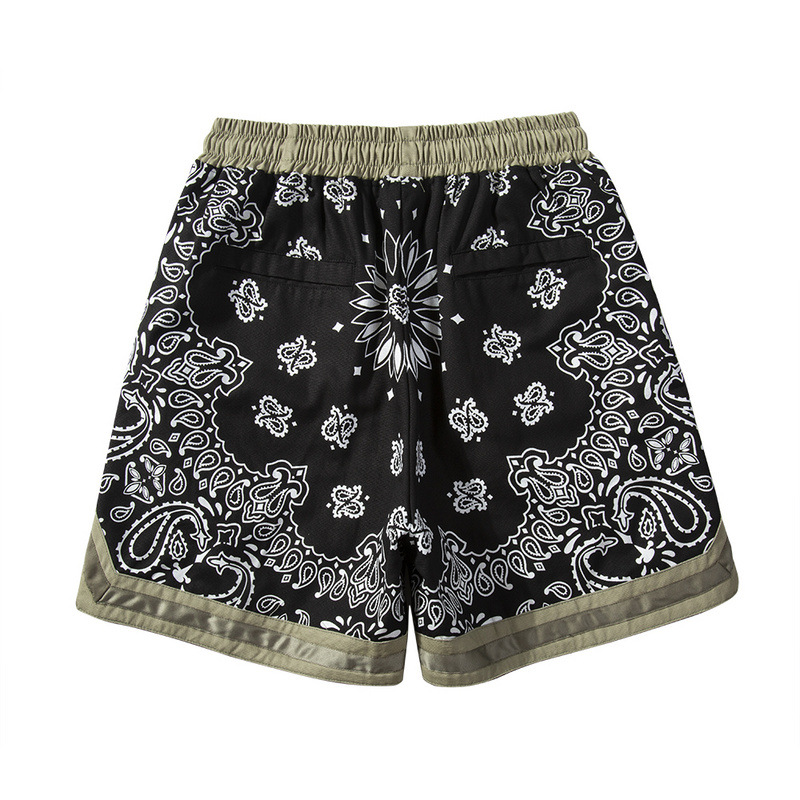 Title 3, Shorts Lounge Militares Painel Floral de Caju H...