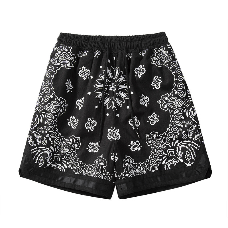 Title 4, Shorts Lounge Militares Painel Floral de Caju H...