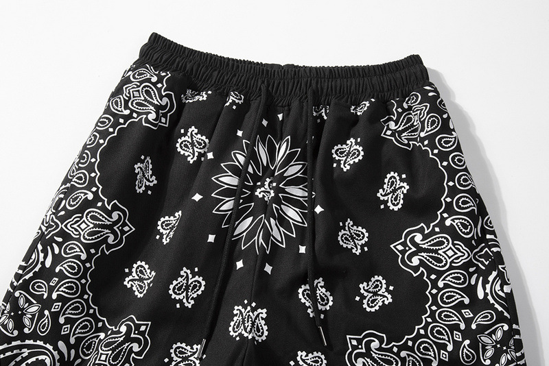 Title 5, Shorts Lounge Militares Painel Floral de Caju H...