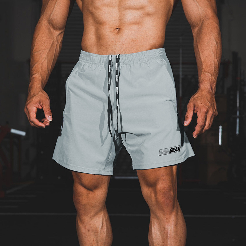 Title 4, Shorts esportivos finos masculinos fitness casu...