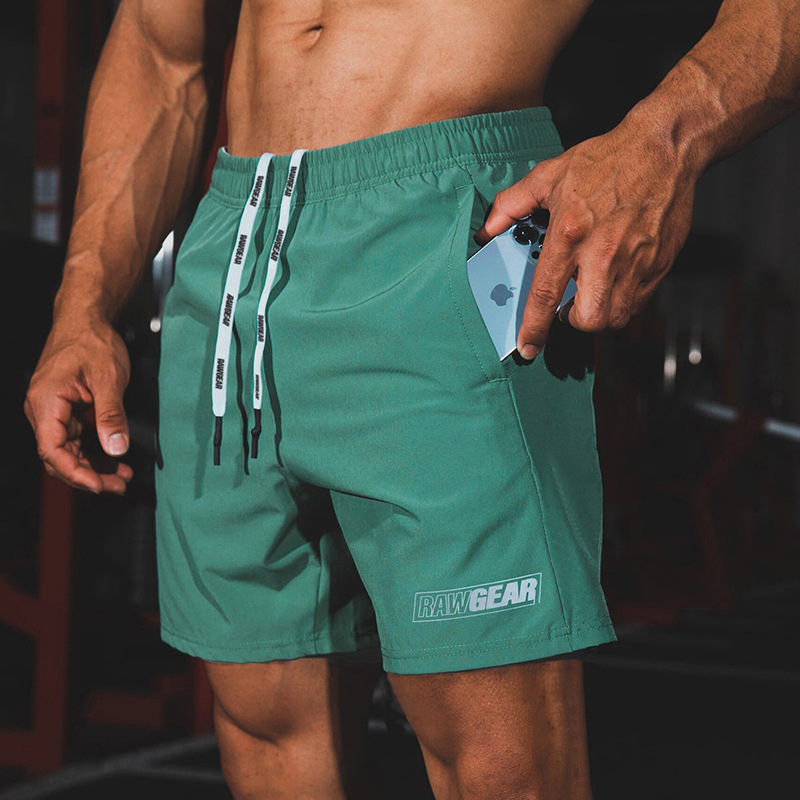 Title 7, Shorts esportivos finos masculinos fitness casu...