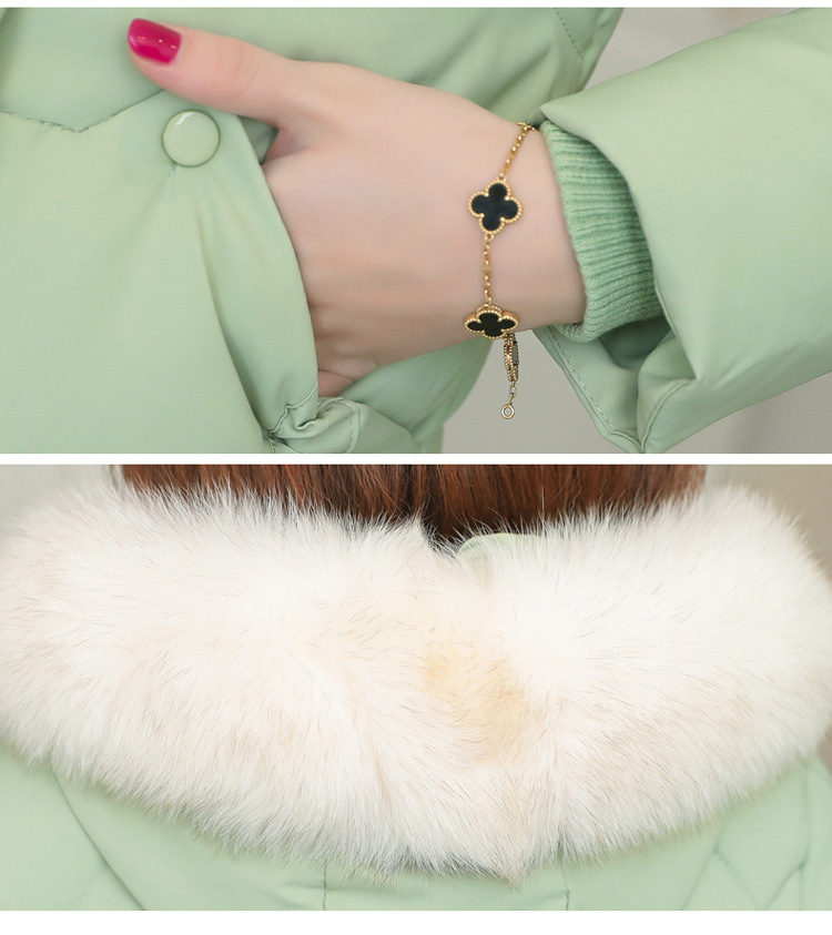 Title 5, Large Fur Collar Padded Warm Winter Jacket for ...