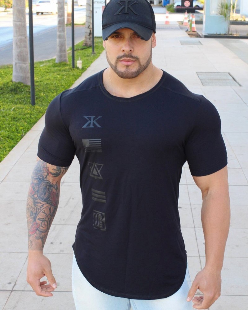 Title 2, Slim Fit Trainings-Casual-T-Shirt mit Rundhals ...