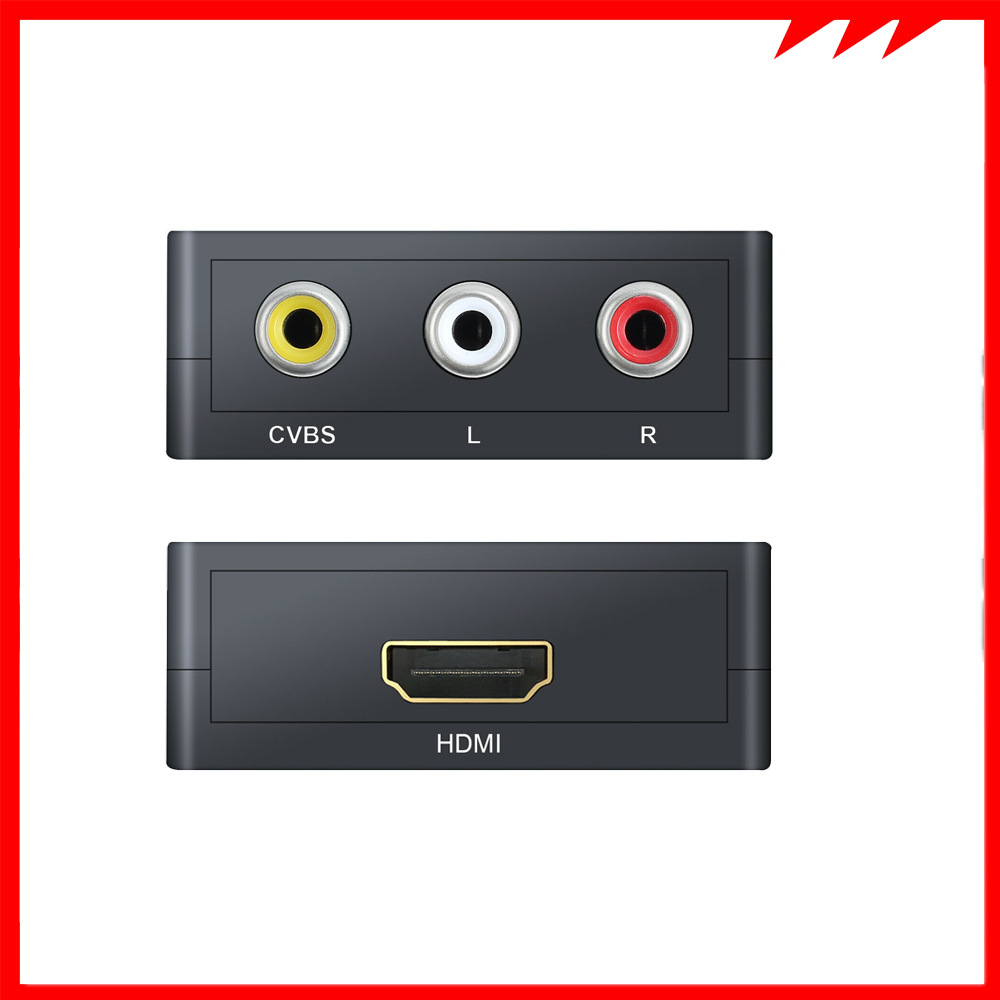 Title 3, Convierte HDMI 1080P a RCA AV. Adaptador de vid...