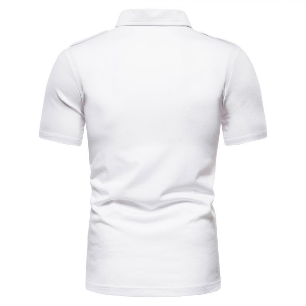 Title 12, Mens Lapel Pullover Short-sleeved T-shirt Men...