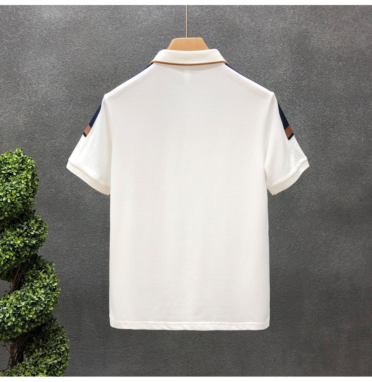 Title 3, Colorblock Lapel Polo Shirt Mens Short Sleeve ...