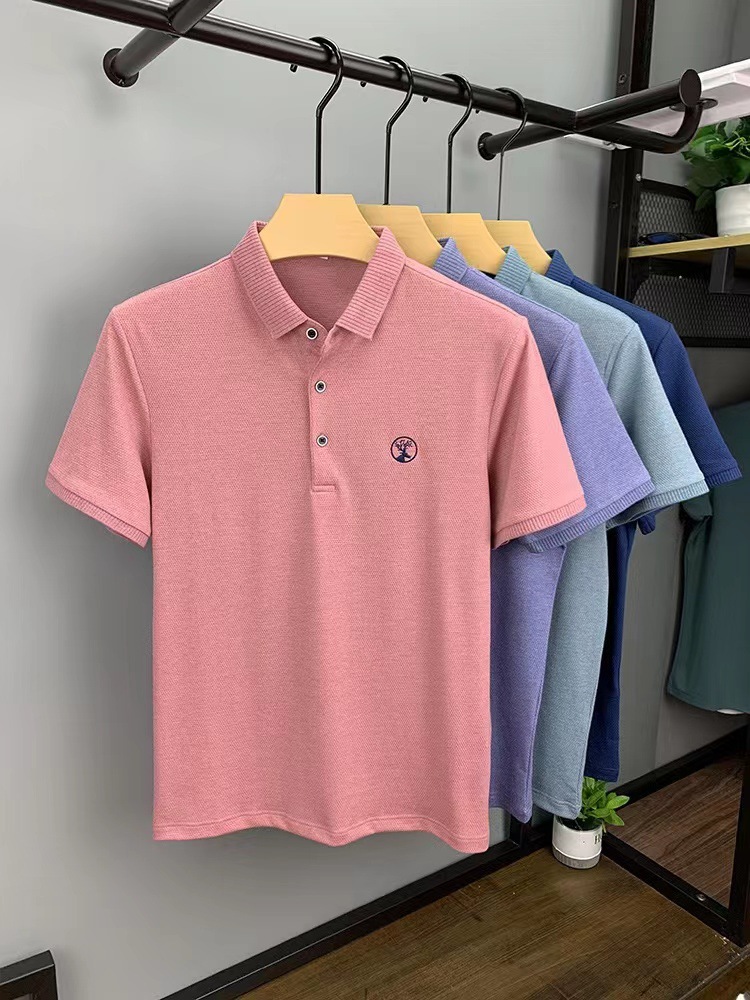 Title 1, Heren polo shirt met korte mouwen, katoen en he...