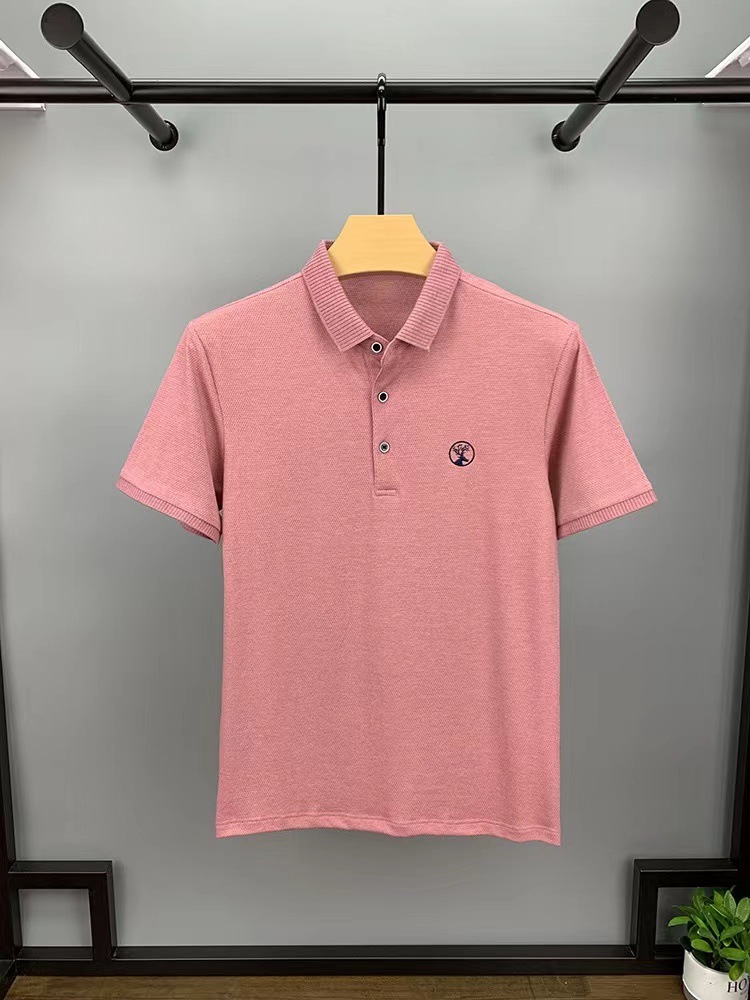 Title 2, Heren polo shirt met korte mouwen, katoen en he...