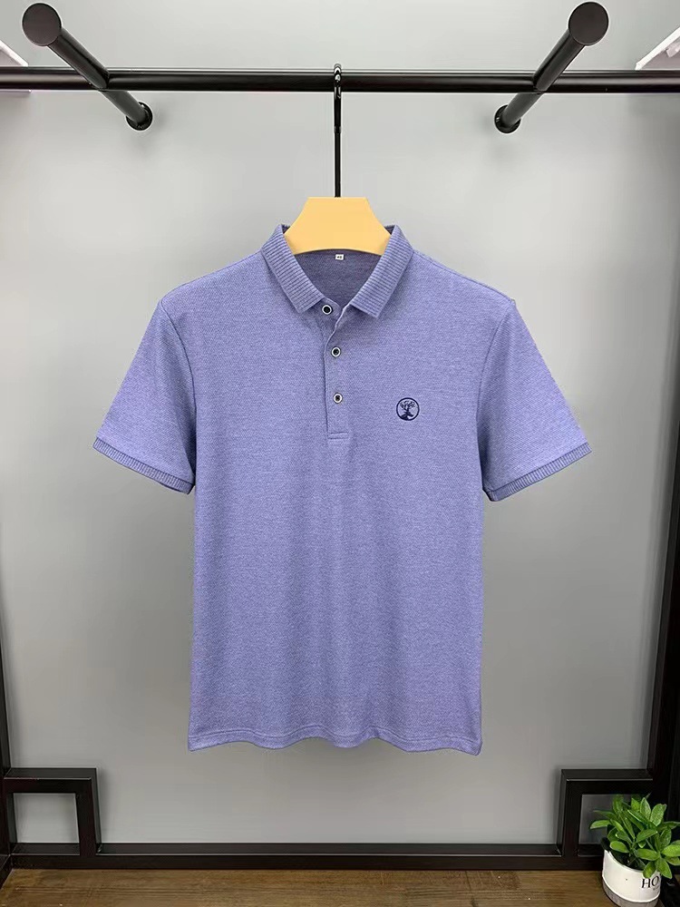 Title 3, Heren polo shirt met korte mouwen, katoen en he...