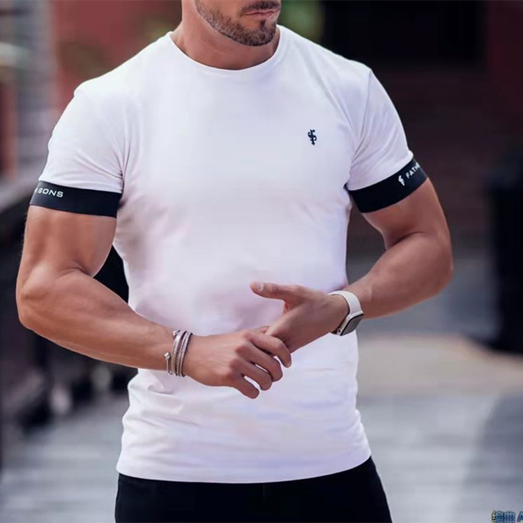 Title 4, New Mens Casual Trend Round Neck T-shirt Sport...