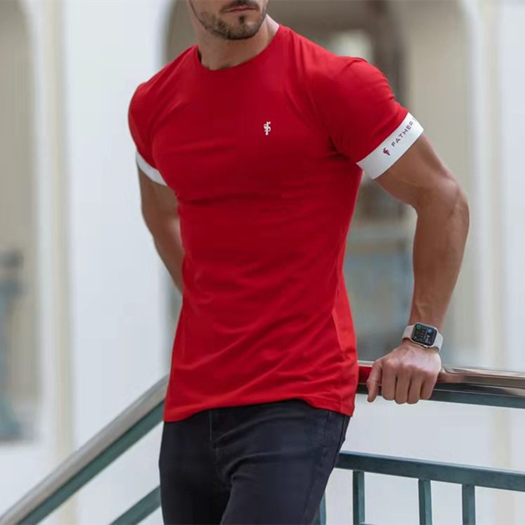 Title 5, New Mens Casual Trend Round Neck T-shirt Sport...