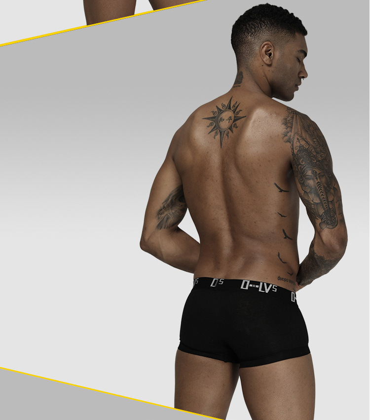 Title 3, Cueca boxer masculina Simple Ring Lift U Convex...