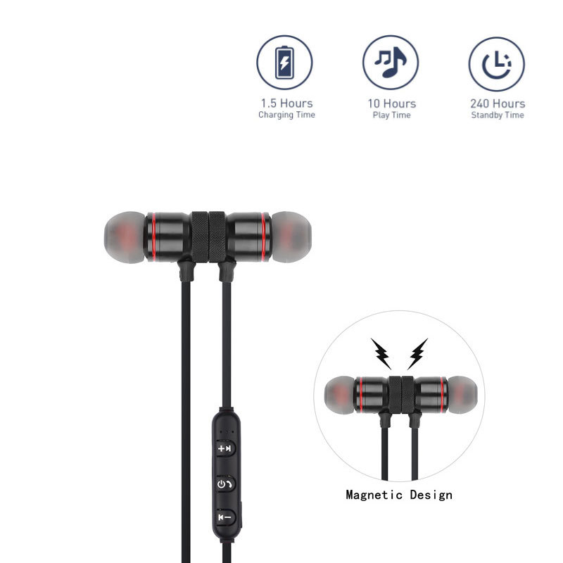 Title 5, Magnetisches Bluetooth Headset TWS Metall Wirel...