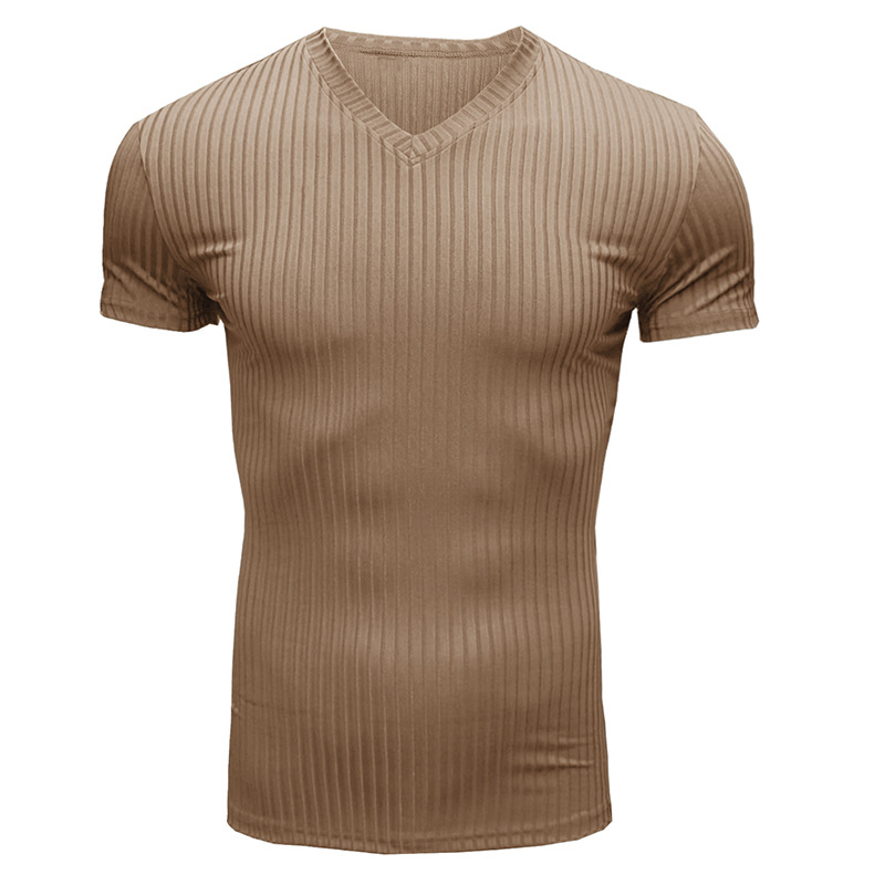 Title 7, Solid Color Small V Neck European And American ...