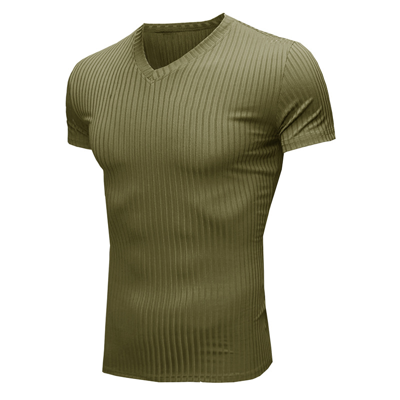 Title 18, Solid Color Small V Neck European And American ...