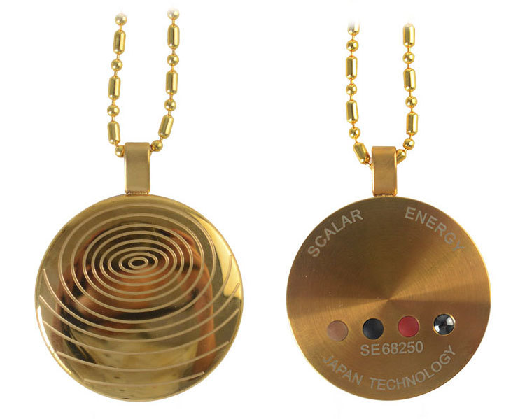 Title 2, Anion Energy Necklace Fingerprint Pattern Penda...