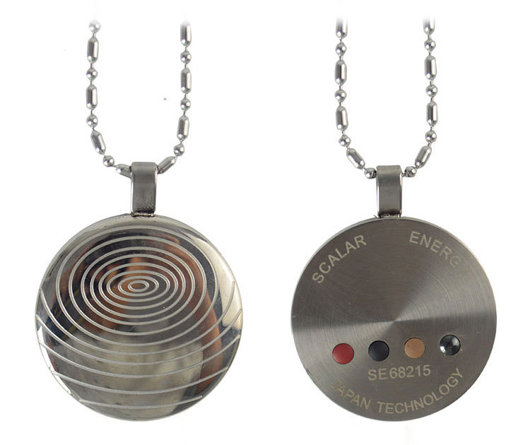 Title 3, Anion Energy Necklace Fingerprint Pattern Penda...