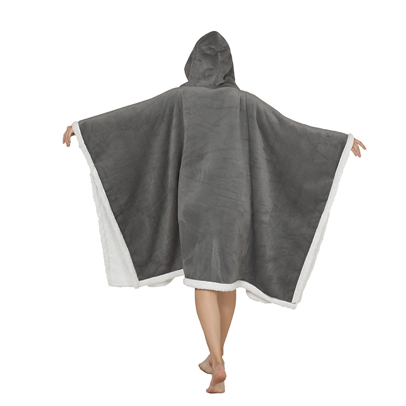 Title 8, Lamb Wool Cloak Warm Clothes Lazy Blanket Home ...