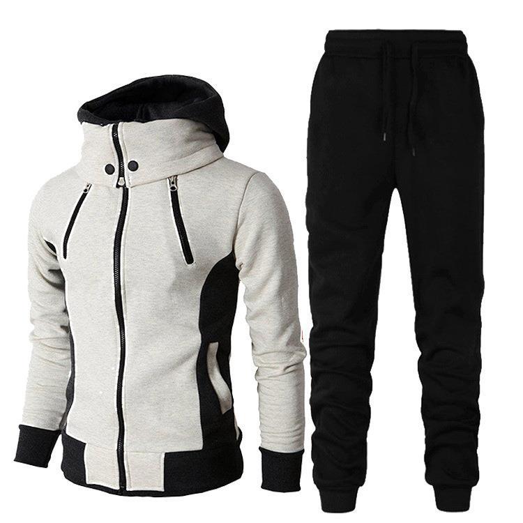 Title 4, New Mens Suits Casual Hooded Sweater Thickened...